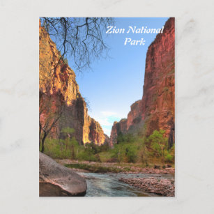 Briefkaart van het Park van Zion het Nationale