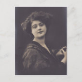 briefkaart van het portret van 1920: Mooie vrouw (Voorkant)