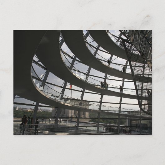 Briefkaart van het Reichstag-gebouw (Voorkant)