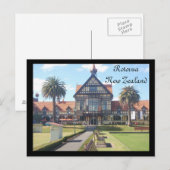 Briefkaart van het Rotorua-museum (Voorkant / Achterkant)