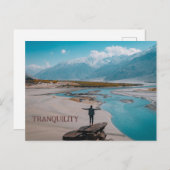 BRIEFKAART VAN HET RUSTIGE LANDSCHAP (Voorkant / Achterkant)