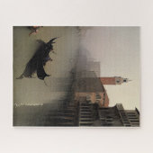 Briefkaart van het schilderen van Venetië en Gondo Legpuzzel (Horizontaal)