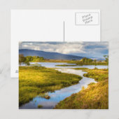 Briefkaart van het Schotse hooglandschap (Voorkant / Achterkant)