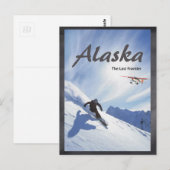 Briefkaart van het skippervlak Alaska (Voorkant / Achterkant)