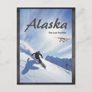 Briefkaart van het skippervlak Alaska