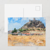 Briefkaart van het Spaanse platteland (Voorkant / Achterkant)