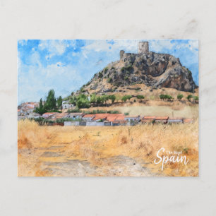 Briefkaart van het Spaanse platteland