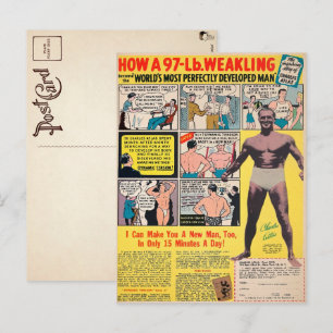 Briefkaart van het Spier Comic Book Advertisement