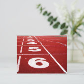 Briefkaart van het spoor (Staand voorkant)