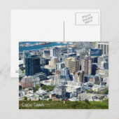 Briefkaart van het stadscentrum van Kaapstad, Zuid (Voorkant / Achterkant)
