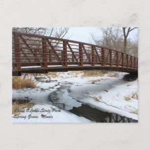 Briefkaart van het State Park Chain O'Lakes