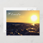 Briefkaart van het strand van Southwest Florida (Voorkant / Achterkant)