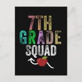 briefkaart van het team van de 7e rang (Voorkant)