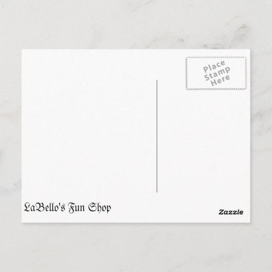 Briefkaart van het treinspoor (Achterkant)