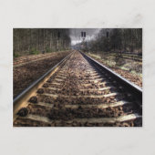 Briefkaart van het treinspoor (Voorkant)