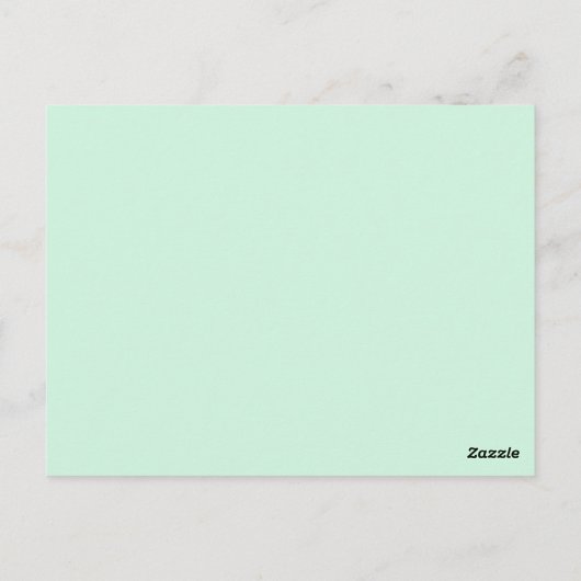 briefkaart van het tuinpad (Achterkant)