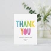 Briefkaart van het type Helderregenboog Afstudeerd (Staand voorkant)