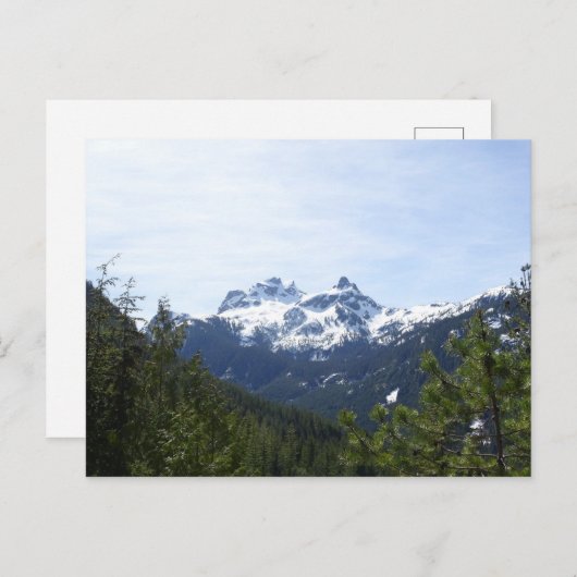 Briefkaart van het Uitzicht van het fluitgebergte (Voorkant / Achterkant)