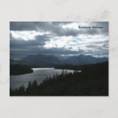 Briefkaart van het uitzicht van het gebergte #1 (Voorkant)