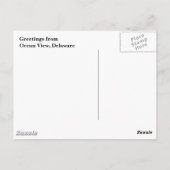 Briefkaart van het Uitzicht voor de Zonnezee (Achterkant)