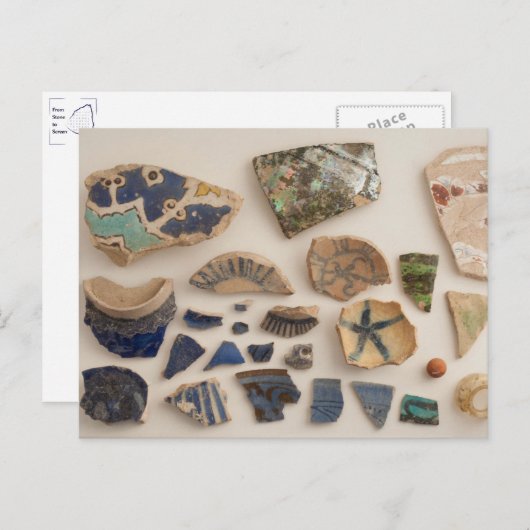 Briefkaart van het vaartuig Sherds (Voorkant / Achterkant)