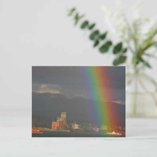 Briefkaart van het Vancouver-Rainbow Moment (Staand voorkant)