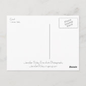 Briefkaart van het Venetiaans kanaal (Achterkant)