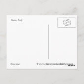 Briefkaart van het Venetiaans waskanaal (Achterkant)