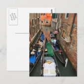 Briefkaart van het Venetië-kanaal (Voorkant / Achterkant)