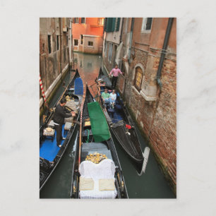 Briefkaart van het Venetië-kanaal