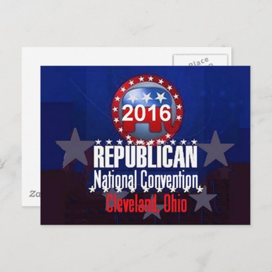 Briefkaart van het Verdrag van de Republiek 2016 (Voorkant / Achterkant)