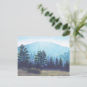 Briefkaart van het Vermont Mountain-landschap (Staand voorkant)