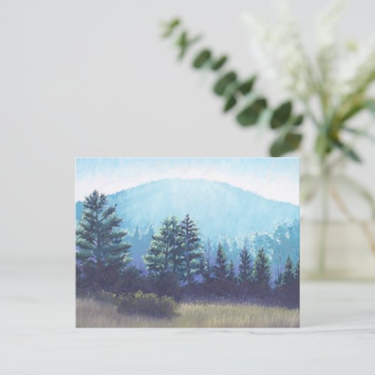 Briefkaart van het Vermont Mountain-landschap (Staand voorkant)