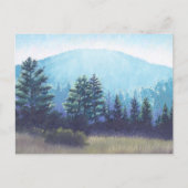 Briefkaart van het Vermont Mountain-landschap (Voorkant)