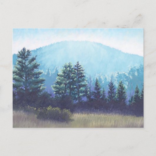 Briefkaart van het Vermont Mountain-landschap (Voorkant)