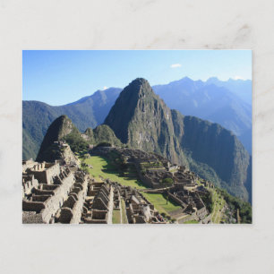 Briefkaart van het Vrijgezellenfeest van Machu Pic
