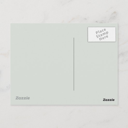 Briefkaart van het windswept Mermaid (Achterkant)