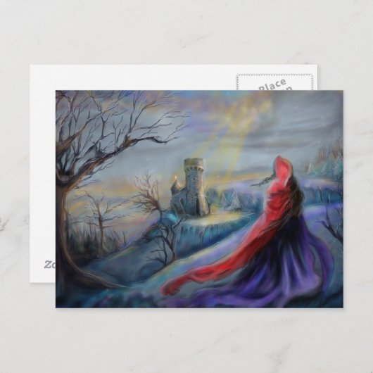 Briefkaart van het wintermengsel van 5,6 x 4,25 in (Voorkant / Achterkant)