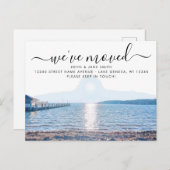 Briefkaart van het Wisconsin-moving Moving Announc (Voorkant / Achterkant)