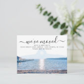 Briefkaart van het Wisconsin-moving Moving Announc (Staand voorkant)