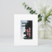 Briefkaart van het World Trade Center (Staand voorkant)