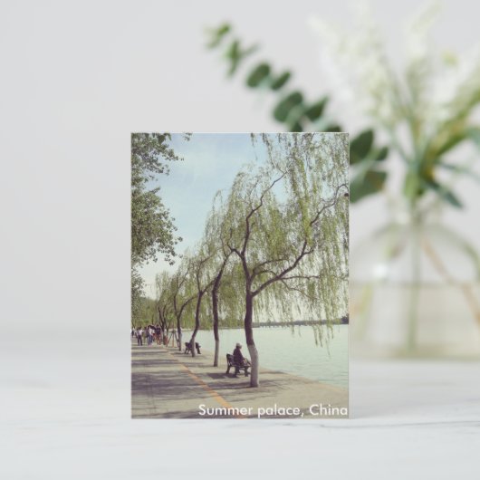 Briefkaart van het zomerkaleis in Beijing (Staand voorkant)