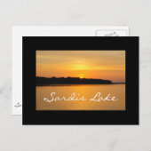 Briefkaart van het zonneMeer van de Zwarte Bordant (Voorkant / Achterkant)