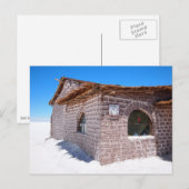Briefkaart van het Zouthotel Uyuni (Voorkant / Achterkant)