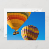 Briefkaart van heteluchtballonnen (Voorkant / Achterkant)