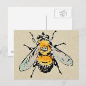 Briefkaart van hommels (Voorkant / Achterkant)