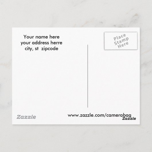 briefkaart van hondenhout (Achterkant)