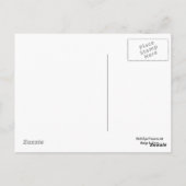 Briefkaart van honkbalpa (Achterkant)