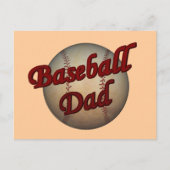 Briefkaart van honkbalpa (Voorkant)