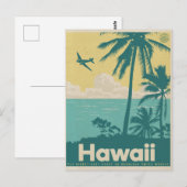 Briefkaart van Honolulu Aviation Travel (Voorkant / Achterkant)